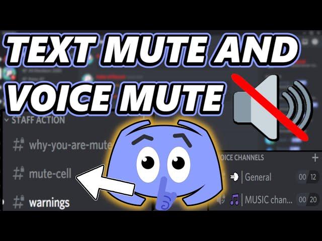 How to Mute Someone On Discord With Dyno bot and DISCORD TEXT MUTE