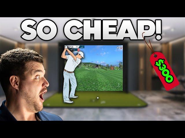 This CHEAP Home Golf Simulator is EVERY GOLFERS DREAM!! (Under $300)