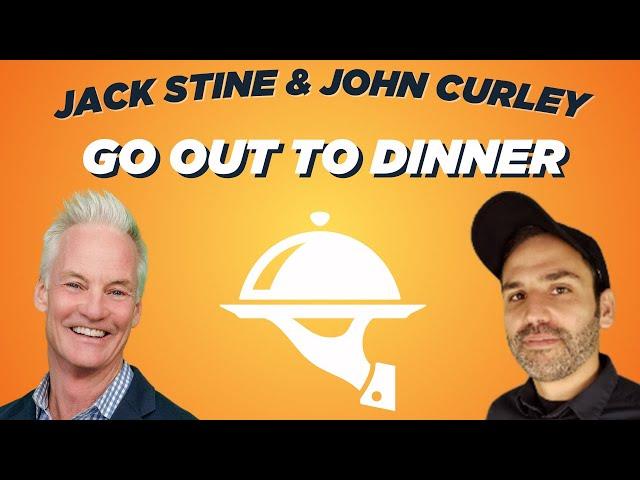 Jack Stine goes to dinner with John Curley. Who pays?