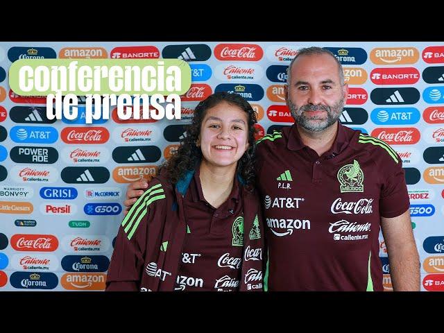 CONFERENCIA PREVIA | Pedro López y Alexia Delgado | China vs México