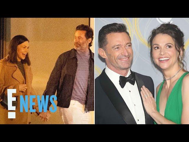 Hugh Jackman & Sutton Foster DEBUT Their Romance During Dinner Date | E! News