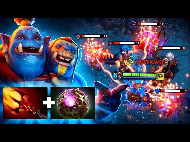 69 Kills Ogre Magi Insane Damagex3 Rampages | Dota 2 Gameplay