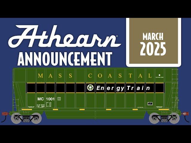 Athearn March 2025 Announcements: Athearn HO Berwick Bathtub Gondola