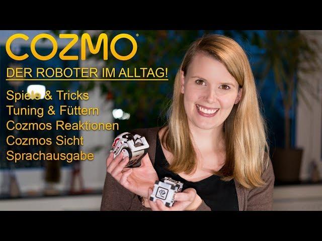 ANKI COZMO - robot - everyday life (games & tricks, reactions, tuning, feeding, sight & speech)