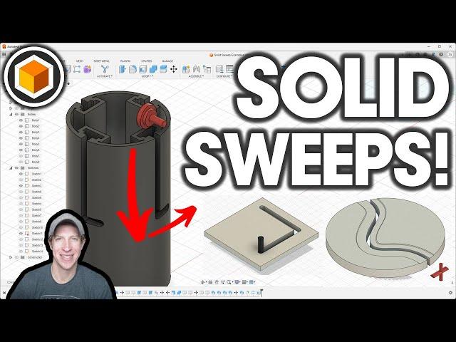 SOLID SWEEPS in Fusion 360 Are Here!