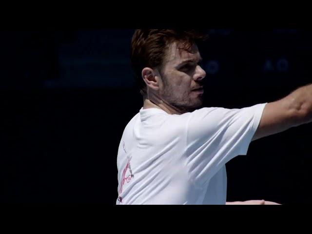 Australian Open 2025 - Stan Wawrinka practice in Melbourne