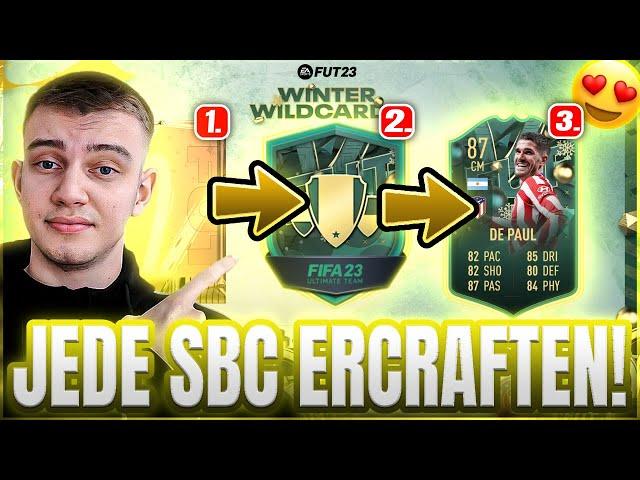 FIFA 23: UNENDLICH PACKS Winter LEAGUE Upgrade SBC CRAFTING TUTORIAL