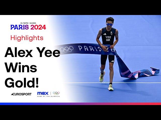 Dramatic Last-Gasp GOLD For Alex Yee & Team GB!Men's Triathlon | Paris Olympics 2024 #Paris2024