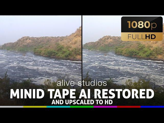 MiniDV Video Tape transfer AI Restored and Upscaled to 4K (remastered in 2022)