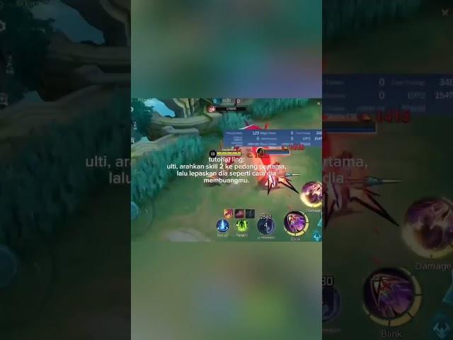Tutorial Ling Fast Hand !!! Mobile Legends #MLBBCreator #mlbb #mobilelegends