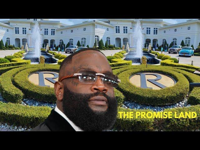 Inside Rick Ross 109 Room Mega Mansion. The Promise Land Tour 2024