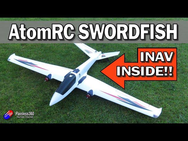 First Look!! AtomRC Swordfish: 1.2m twin designed for modern FPV and comes with INAV!