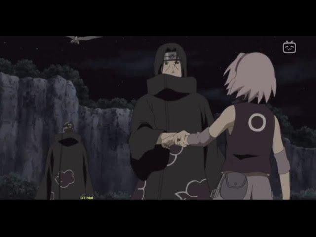 Uchiha Itachi x Haruno Sakura  Moments (Naruto: Road to Ninja - The Movie)