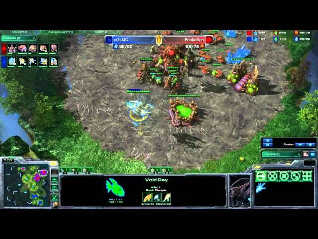 oGs'MC (P) vs Fnatic'Sen (Z) Game 1 [1/2] - NASL Season 1 Semifinals