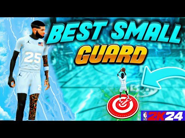 THE BEST 3S SMALL GUARD BUILD + JUMPSHOT IN NBA2K24 | OFFENSIVE JUGGERNAUT BUILD *BROKEN*