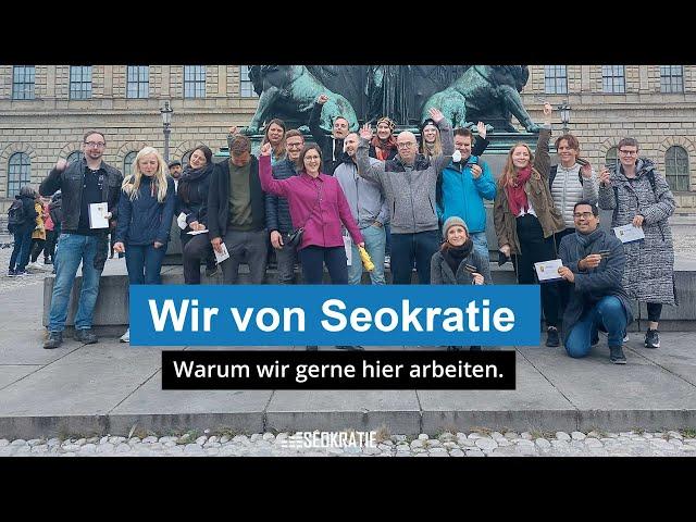 Wir von Seokratie! So ist es bei Seokratie zu arbeiten