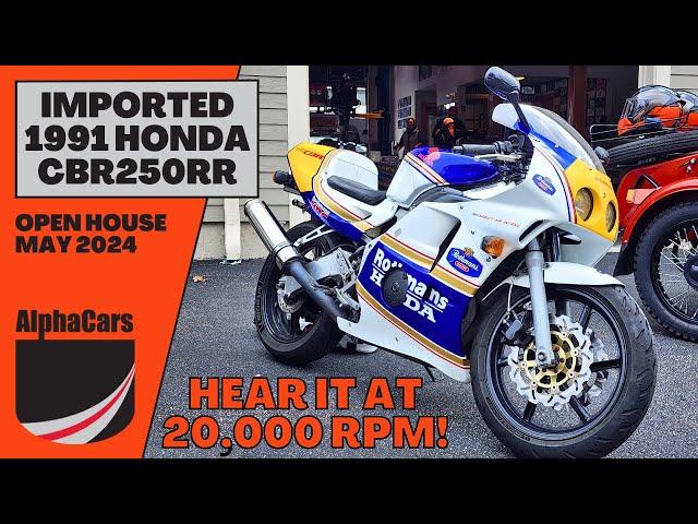 How did a 1991 Honda CBR250RR make it to New England, USA?