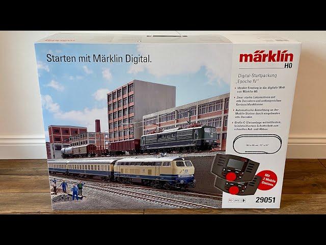 Märklin Digital Startpackung 29051 Epoche IV - Test Unboxing H0 Modelleisenbahn Modellbahn