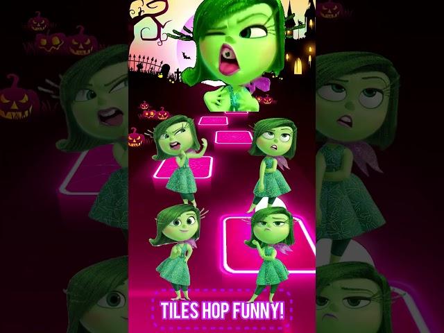 Inside Out 2: Disgust Coffin Dance 🪩 Tiles Hop #coffindance #coffindancecover #tileshop #shorts