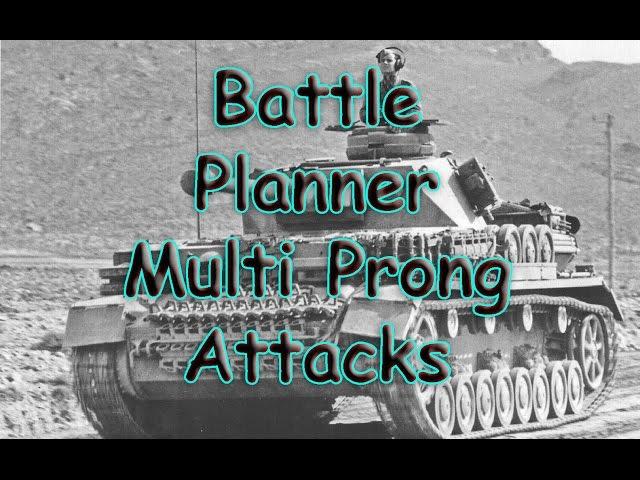 Hearts of Iron 4 - How to use the Battle Planner - Multi Prong Attacks