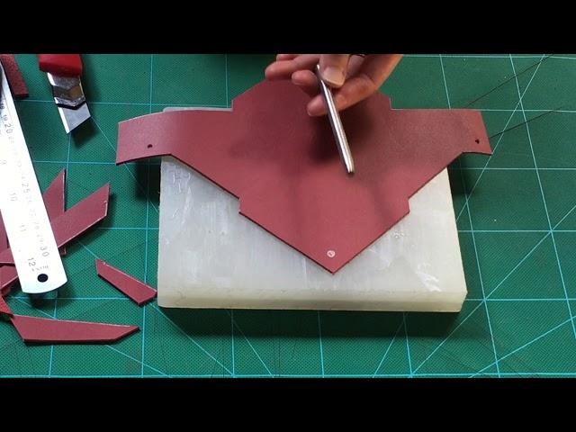 Leather Envelope Pouch - free pattern