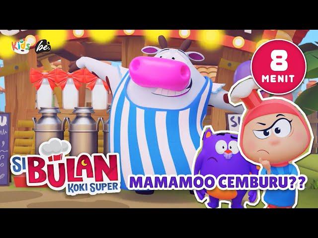 MAMA MOO CEMBURU???  | KARTUN & LAGU ANAK | SI BULAN KOKI SUPER BAHASA INDONESIA