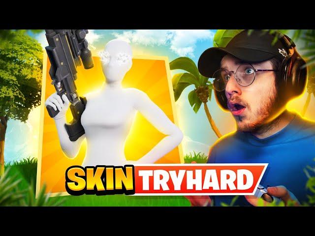 FAIRE TOP 1 avec un SKIN de TRYHARDER sur FORTNITE ! LOOOSEUR !