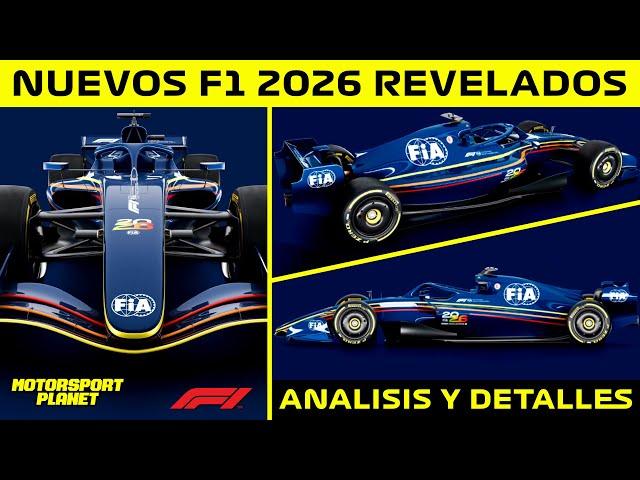 ULTIMA HORA NUEVOS F1 2026 REVELADOS  REGLAMENTO FINALIZADO y PRIMERAS IMAGENES ️‍️ F1 MAS PEQU