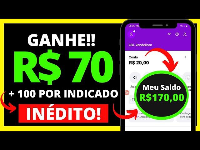 GANHE R$ 70 AGORA + 100 POR INDICADO!! PROMOÇÃO INÉDITA!!