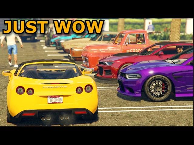 The BEST American Cars Were At This Meet - GTA Online