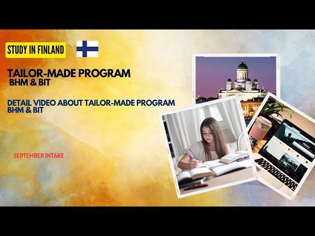 Study in Finland for BHM & BIT. Admissions Open for September Intake. Ielts:6/Pte:55, Gap accepted