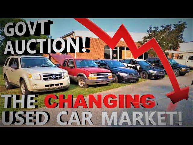 Government Vehicle Auction Sale Prices Show the Used Car Market is Changing in 2023