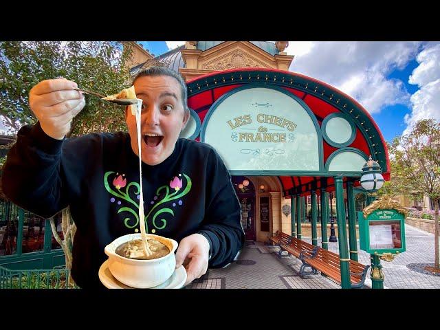 DINING AT EVERY RESTAURANT IN EPCOT’S WORLD SHOWCASE- Chefs de France