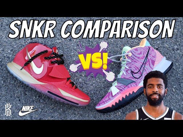 KYRIE IRVING'S NIKE KYRIE 6 VS KYRIE 7 | SNEKER COMPARISON