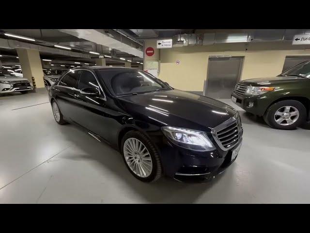 MERCEDES S-KLASSE, 2016 г. Лиса рулит