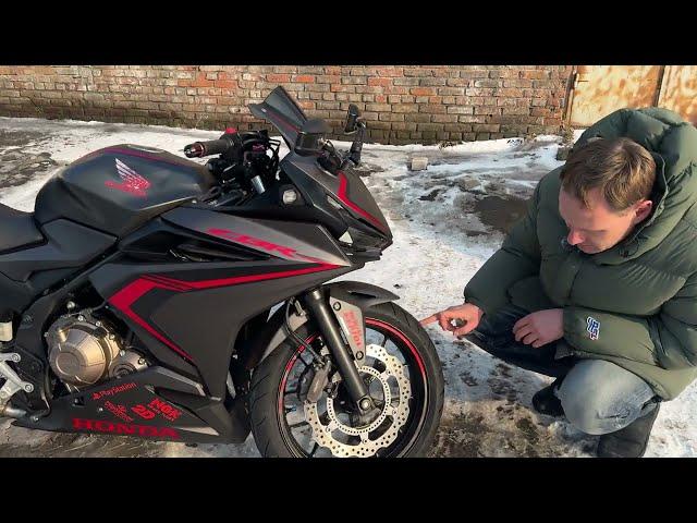 Стан мотоцикла Honda cbr400r пробіг 14тис.км