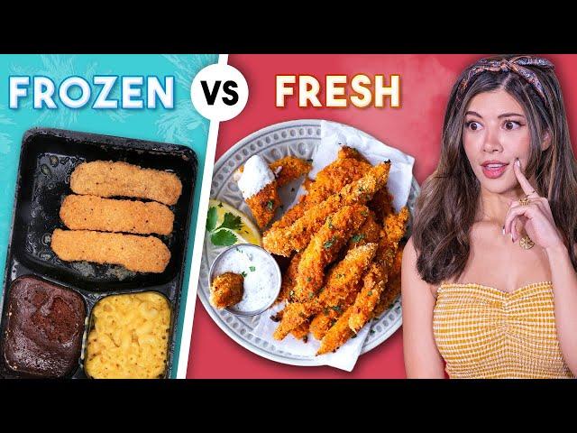 Frozen vs Fresh Homemade Food Taste Test