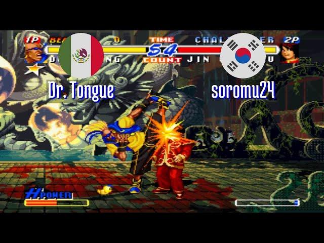 FT5 @rbff2h: Dr. Tongue (MX) vs soromu24 (KR) [Real Bout Fatal Fury 2 rbff2 Fightcade] Dec 11