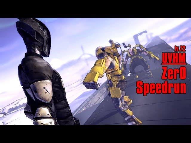 BL2 Speedrun UVHM-72 (Zer0) Any% in 2:13:51