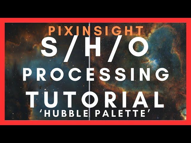 Beginner Tutorial with Free Data - PixInsight Hubble Palette Mono SHO