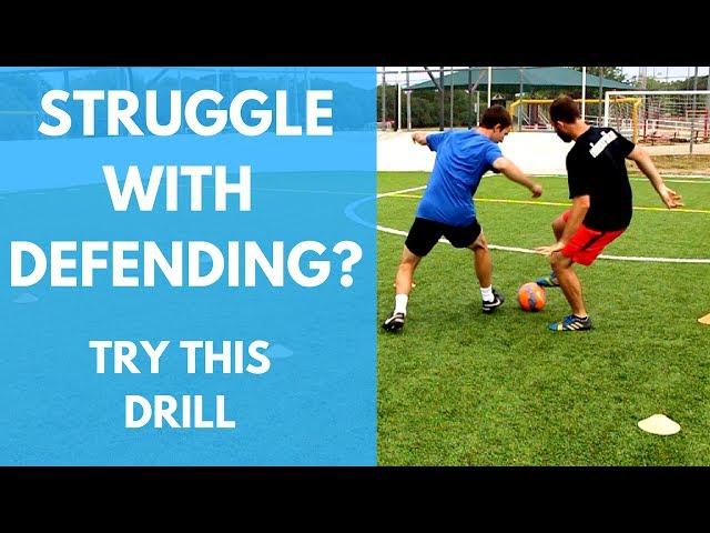 1v1 Defending Drill | Become The Ultimate Defender In Soccer