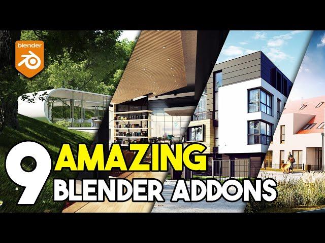 9 Best Blender Addons for ArchViz Modeling