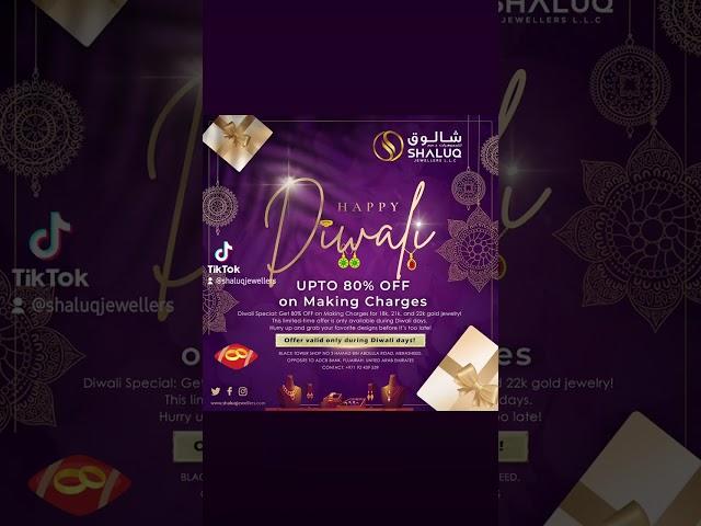 Shaluq Jewellers Diwali Offer #shaluqjewellers #gold #jewellery #fujairah #uae #diwali  #goldcoins