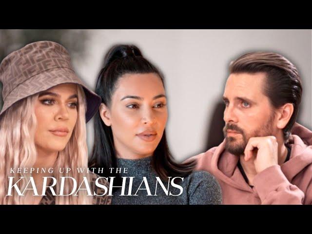 Kim & Khloe Kardashian Help Scott Disick Confront His Grief | KUWTK | E!