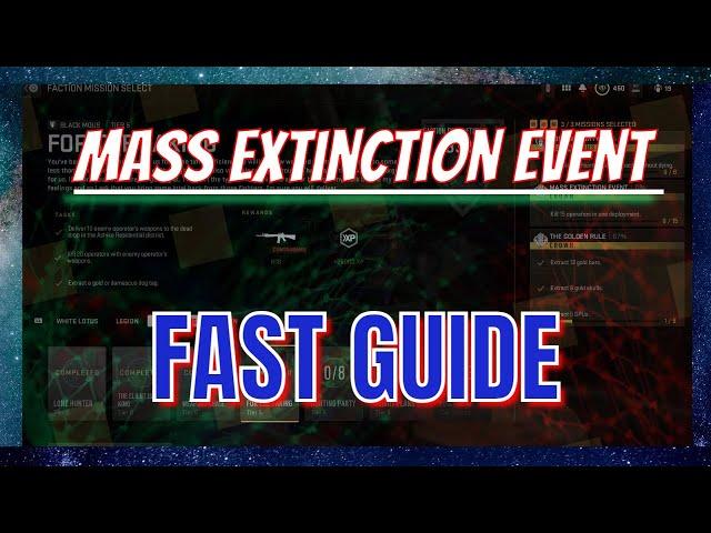 Mw2 Dmz *MASS EXTINCTION EVENT* Fast Guide !! (Crown Tier 5 Mission)