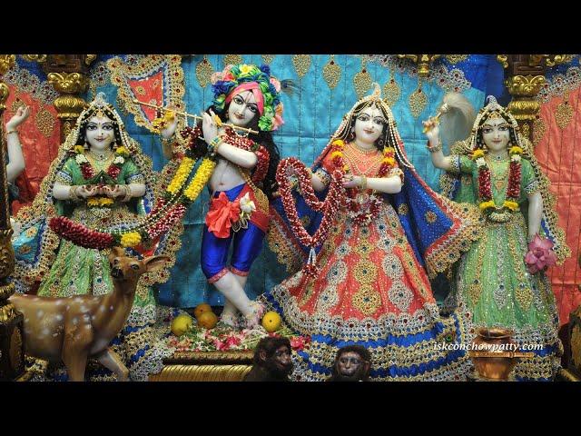 1st Jan. '25 | Sringar Aarti Darshan | Sri Sri Radha Gopinath Mandir | ISKCON Chowpatty Mumbai.