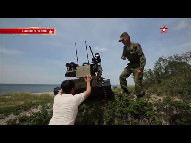 Russian military robot Uran-9 fail