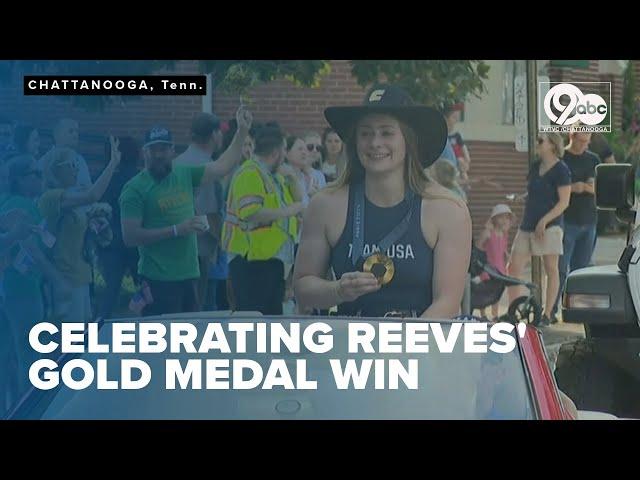 Chattanooga celebrates Olivia Reeves' Olympic gold medal win