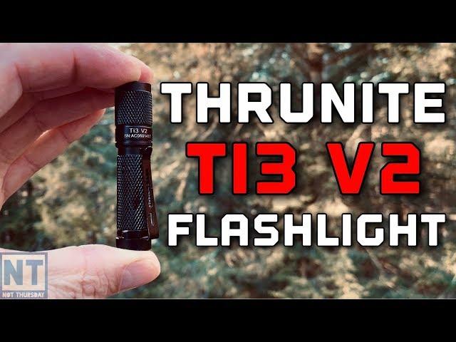Thrunite TI3 V2 Flashlight review 120 lumens AAA cell mini bright