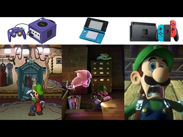 J'ai rejoué à TOUS les Luigi's Mansion dans l'ordre